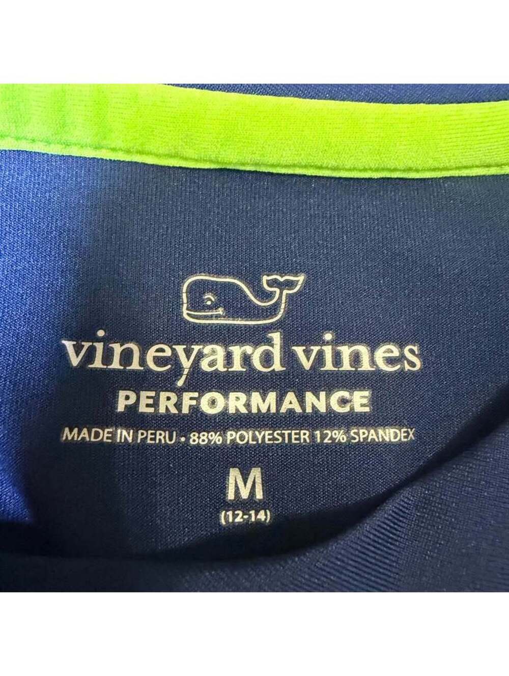 Vineyard Vines Boy’s Performance Lacrosse Shirt Youth Medium 12-14 - Picture 4 of 7